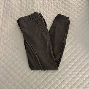 The Limited, grey, exact stretch skinny dress pants. Size 0.